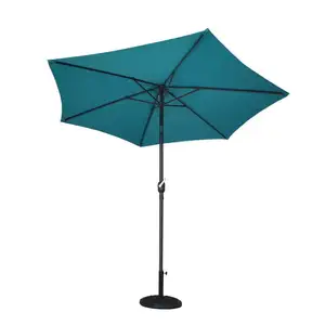 Personnalisé piscine plage marché parasol parasol portable 9 sans manivelle en vente