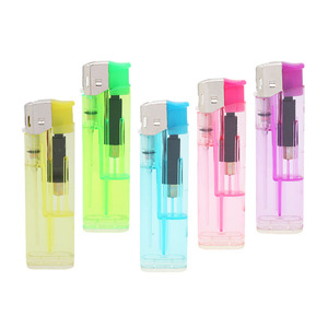 Briquet électrique jetable en plastique transparent coloré au prix <span class=keywords><strong>d</strong></span>'usine - Product Image 5