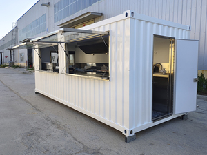 Contenedor de Envío Móvil Prefabricado de Acero Modular Plegable de 20/40 Pies, Tienda/Bar, Cocina Exterior, Comedor, Resistente al Fuego - Product Image 3