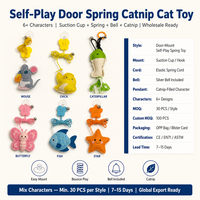 Jouet interactif pour chat en toile avec anneau et corde, pour chaton, anti-ennui, résistant aux griffures, 2g