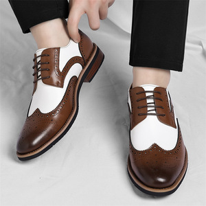 Mocasines de Vestir para Hombre, Parte Superior de PU Transpirable, Cerrados, Antideslizantes, Resistentes, Cómodos, para Oficina, de Goma, para Todas las Temporadas - Product Image 4