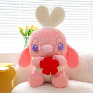 Peluche de Flor Súper Suave Cosido - Muñeco Grande de <span class=keywords><strong>Lilo</strong></span> & Stitch con Relleno de Algodón PP, Lindo Compañero para Abrazar y Almohada - Product Image 4