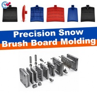 Service de moulage par injection de grandes pièces QiXin pour brosses à neige en PC, moulage par injection résistant aux chocs