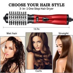 Sèche-cheveux multifonctionnel 3 en 1, <span class=keywords><strong>brosse</strong></span> à air chaud <span class=keywords><strong>rotative</strong></span> automatique, volumateur électrique, <span class=keywords><strong>brosse</strong></span> à air chaud - Product Image 5