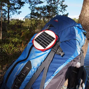 Luz de camping solar de alta calidad, reflector multifuncional recargable por USB