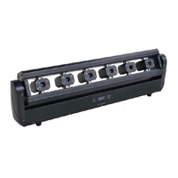 LED 6x500MW 6 yeux Full Color Laser Bar Beam Dmx Moving Head Stage Lighting