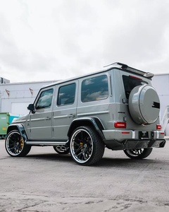 Pour Mercedes W464 G500 G63 Kit de carrosserie en Fiber de carbone G500 G63 amélioré VOS Style diffuseur de lèvre avant Spoiler passage de roue - Product Image 6
