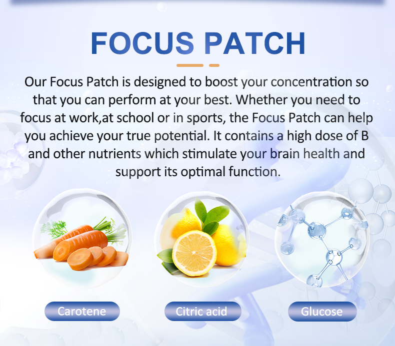 Focus Patch Focus Enhancing Stickers Para Niños Y Adultos - 30 Paquetes De Parche Natural - Libre De Químicos Y Drogas, Apoyo Cerebral Saludable Para La Atención, Nitidez, Memoria Y Concentración Focus Patch Focus Enhancing Stickers Para Niños Y Adultos - 30 Paquetes De Parche Natural - Libre De Químicos Y Drogas, Apoyo Cerebral Saludable Para La Atención, Nitidez, Memoria Y Concentración