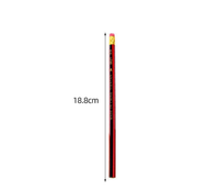 HB crayon classique rouge peinture croquis crayon en bois avec tête de gomme pour fournitures de bureau