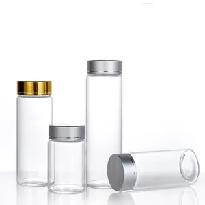 37Mm Mini Buis Glazen Monster Fles Verpakking Borosilicaat Opslag Reagens Fles Voor Cordyceps Kleine Geneeskunde