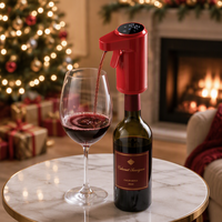 Distributeur de vin et de whisky électrique rechargeable par USB portable, affichage numérique intelligent, verseur de liqueur mesuré de 1 à 999 ml, idéal pour un cadeau de Noël