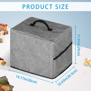 Ice Cream Maker Dust Cover Home Kitchen Appliance Protective Cover Easy Clean With Front <b>Pockets</b> - Product Image 5