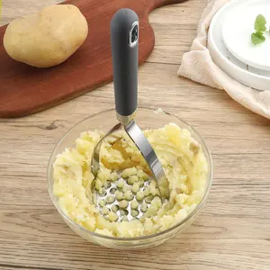 New Design Home Keuken Gadget Presser 430 Roestvrij Staal Opknoping Opslag Mash Aardappelstamper