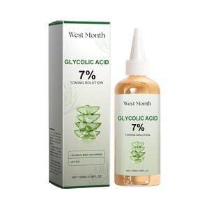 โทนเนอร์บำรุงผิวหน้าสูตรเข้มข้น 7% ไกลโคลิก แอซิด ผสมสารสกัดว่านหางจระเข้และอัลฟ่าไฮดรอกซิล แอซิด ขนาด 100 มล. ช่วยเติมความชุ่มชื้น - Product Image 1