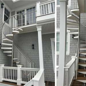 <span class=keywords><strong>Scala</strong></span> a chiocciola per esterni costruita per durabilità, sicurezza e esposizione a lungo termine all'aperto - Product Image 4