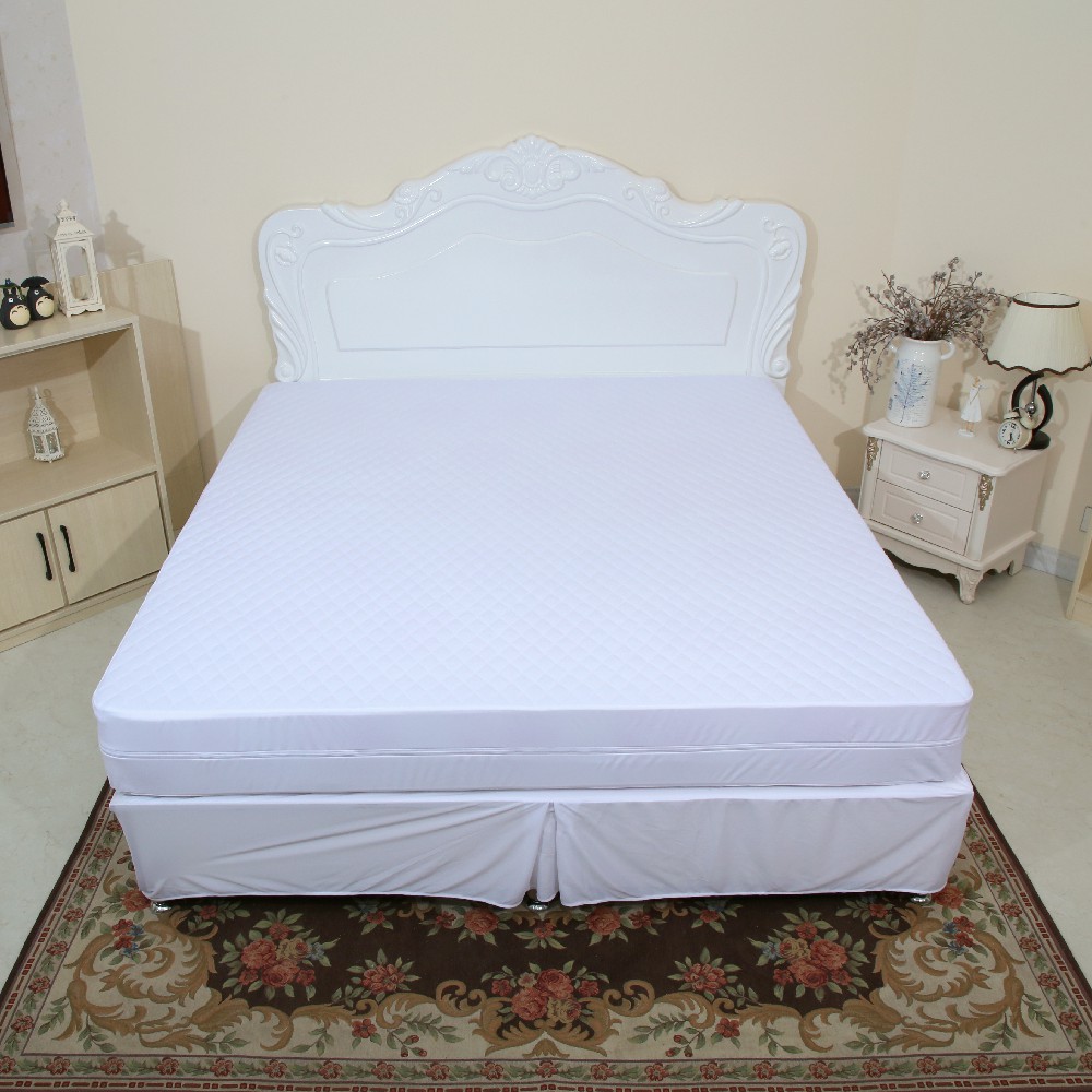 Матрас на молнии из махровой ткани с защитой от постельных клопов, водонепроницаемый матрас для отеля