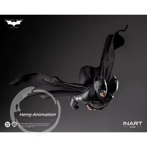 En Stock INART Figura de Acción de Batman: El Caballero Oscuro - El Regreso de <span class=keywords><strong>Bale</strong></span> 1/12, Versión de Película, Escultura de Cabeza Coleccionable, Regalo - Product Image 3