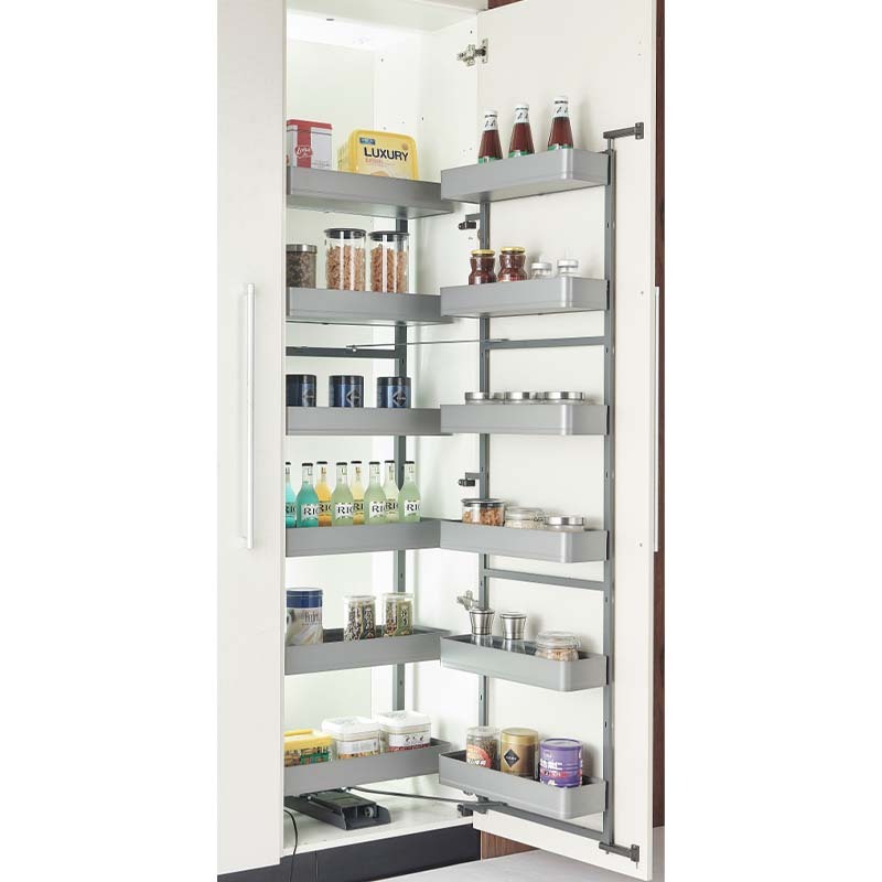 High Cabinet Aluminium Pantry Unit Organizer