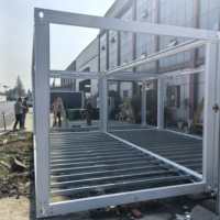 Schnell zu Installierendes Atmungsaktives Vorgefertigtes Containerhaus im Chinesischen Design für Einkaufszentren, Parks, Außenläden und Lagerhallen