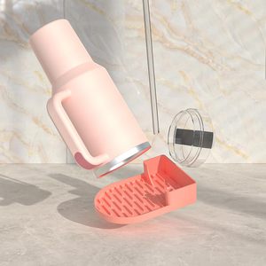 Estante de Secado para Botellas de Agua Stanley, Soporte de Silicona Mejorado con Cepillo de Limpieza 3 en 1 para Tapas de Vasos Stanley - Product Image 4