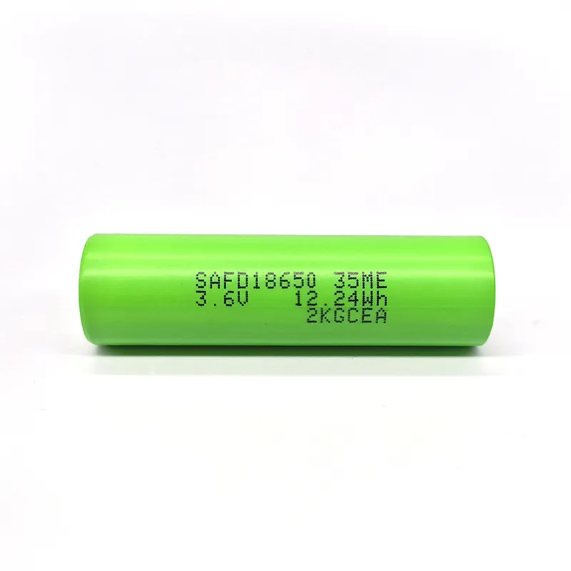 18650 battery SAFD 4.2V 12.24Wh 35E Li-ion battery for flashlight