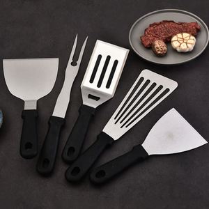 Espátula para carne de acero inoxidable, herramienta para teppanyaki y para hacer panqueques hechos a mano. - Product Image 1