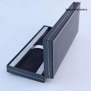 Bán chạy nhất chất lượng cao sang trọng da hộp bút độc đáo hàng đầu khâu thiết kế bút trường hợp với tem nóng logo - Product Image 3