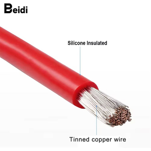 Beidi tùy chỉnh Silicone dây điện áp cao đóng hộp dây dẫn đồng 30kv 20kv 15KV 10KV 6KV 3kv ul3239 16 AWG cáp và dây điện - Product Image 2