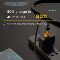 1M 1,5 m 4 en 1 PD 65W 27W Aleación de zinc Tipo C Cable cargador trenzado Cable de carga rápida Datos del teléfono Cable USB multifunción 4 en 1