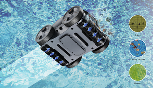 تسلق الجدار اللاسلكي الأوتوماتيكي ، حوض سباحة wifi ، حوض سباحة skimmer ، مع جهاز تحكم عن بعد - Product Image 5