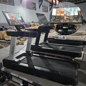 大型18.5インチLEDスクリーン機械式ドライブトレッドミルインクライン付き商用プロ用電気ジム用 - Product Image 2
