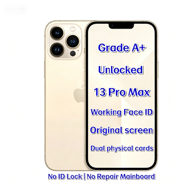 Wholesale Used for 13 Pro Max Gold 512GB 5G A15 Bionic Triple Camera High Quality Global Unlocked Smartphone Bulk