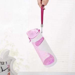 Bouteille d'eau en plastique pour le sport 550 ml, <span class=keywords><strong>shaker</strong></span> à protéines, bouteille portable anti-fuite pour l'eau avec poignée, sans BPA - Product Image 4