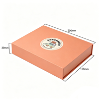 Caja de Regalo Magnética de Lujo Personalizada para Chocolates, con Tapa Abatible, de Cartón Rígido, con Inserto de Papel, Impresión a Todo Color, para Bombones y Dulces