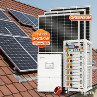 Système solaire hybride Greensun Solis deye avec onduleur et stockage d'énergie 90 kW