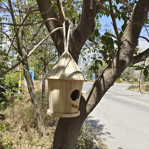Factory Discount Hanging Garden Decorative <strong>Bird</strong> Cage Design Small Cages Wood <strong>Bird</strong> <strong>Houses</strong> for <strong>Bird</strong> - Product Image 4