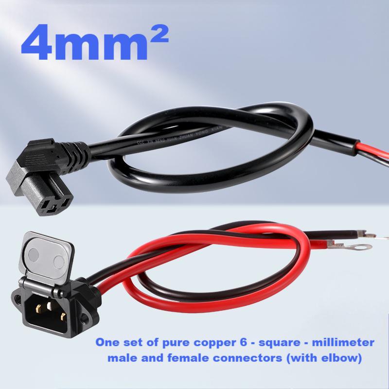 4mm² Male & Female Connectors (1 Set)