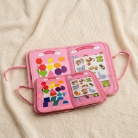 Livre d'activités Montessori pour l'apprentissage précoce, livre silencieux en feutre, livre sensoriel pour bébé, livre d'activités réutilisable avec autocollants magiques, jouets pour enfants, cadeaux pour tout-petits