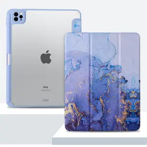 Çok renkli koruyucu silikon kılıf apple ipad için air4 10.9 inç fantezi tablet PU kapak için apple tablet ipad hava 4 10.9