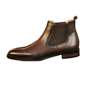 Chaussures Richelieu légères à semelle épaisse, style décontracté chic, pour hommes, en cuir véritable, doublure en cuir de vachette, style britannique - Product Image 5