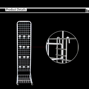 Di chuyển dây gridwall kệ trưng bày, Floorstanding đôi bên hiển thị đứng cho tổ chức nhà, bán lẻ, triển lãm thương mại - Product Image 5