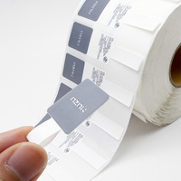 Étiquettes personnalisées en forme de queue de rat pour bijoux, avec impression de logo, découpées sur mesure pour l'emballage de lunettes et de montres
