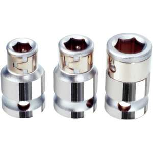 KS TOOLS - 918.3984 3/8 ''CHROME plus Bit adaptateur socket ('') - EAN 4042146357972 SOCKET WRENCH ACCESSOIRES 3/8" - Product Image 1