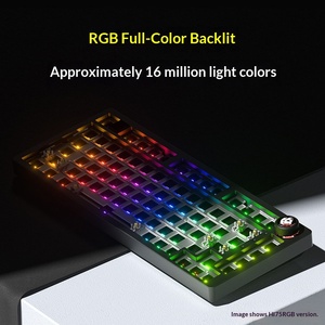LEOBOG Hi75c Aluminium bedraad mechanisch toetsenbord Kit RGB-achtergrondverlichting en volumeknop - Product Image 5