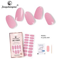 Autocollants pour ongles en gel UV écologiques, certifiés SGS, pré-conçus, souples, pour usage en salon de beauté, gel semi-durci pour ongles