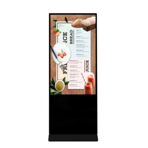Zemin ayakta Totem Android reklam oynatıcı İnteraktif dokunmatik ekran Kiosk Lcd tabela ekran dijital tabela ve görüntüler