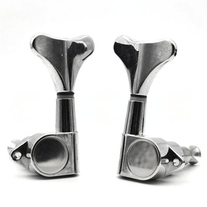 Clavijas de Afinación Selladas para <span class=keywords><strong>Bajo</strong></span> Eléctrico de <span class=keywords><strong>5</strong></span> <span class=keywords><strong>Cuerdas</strong></span>, Aleación de Zinc, 3R2L, Negro Cromado Plateado, Venta al por Mayor de Afinadores para <span class=keywords><strong>Bajo</strong></span> - Product Image 3