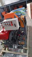 Pompe à béton diesel de 10 m³ adaptée au coulage de béton dans les bâtiments.