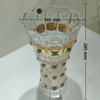 Les vases en émail de cristal incrustés à la main sont adaptés à la décoration de mariage, à la décoration de la maison et aux cadeaux