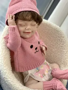 R B Baby Doll Full Silicone Body Vinyl Full Babies Realistic Wholesale Dolls Loulou Newborn Reborn Dolls For Kids Real